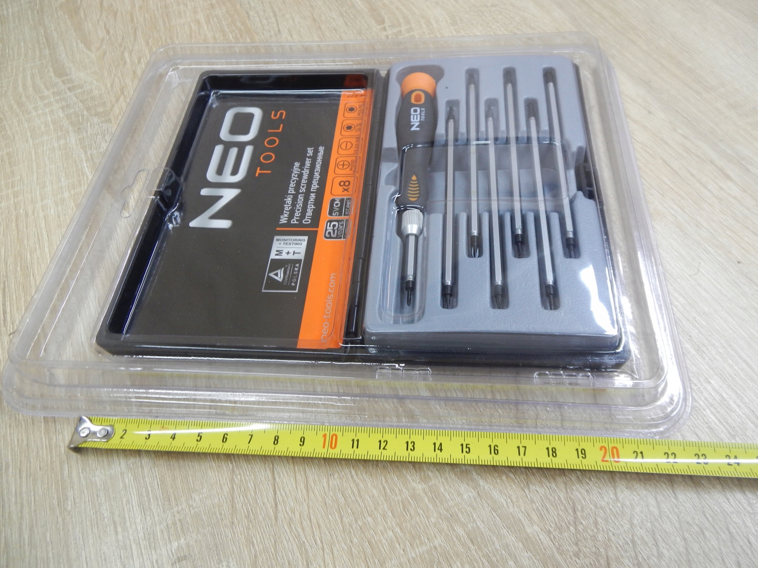 Wkrętaki Precyzyjne MAGNETYCZNE Śrubokręt 8szt NEO Kod producenta 93928