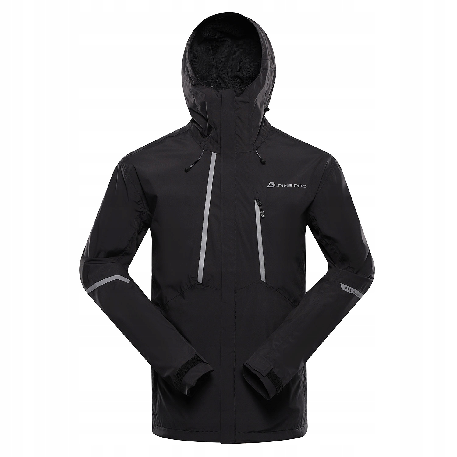 Alpine Pro Męska kurtka turystyczna 10.000 Norem 2 k.czarny r.2XL