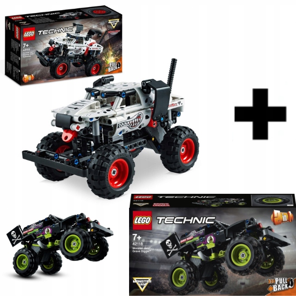 Lego Technic Monster Jam Mutt Dalmatin 42150 Lego 42118 Dárková Sada