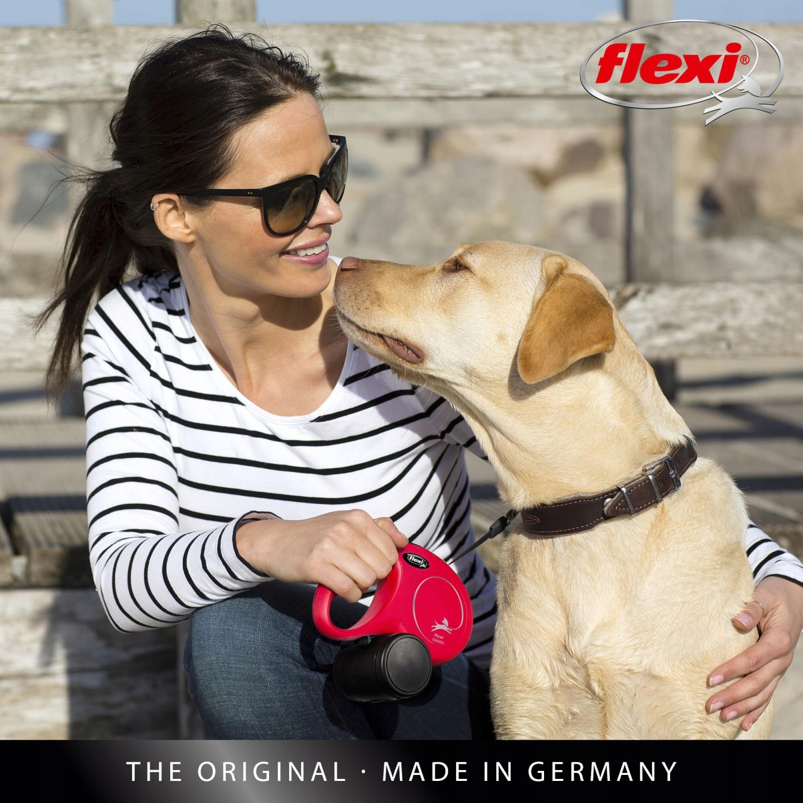 Levně Flexi Vodítko New Classic L 5M Páska Olivová Max. 50 Kg