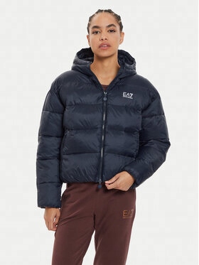 Ea7 Emporio Armani Kurtka puchowa Damskie niebieski 6DTB17 Tngpz