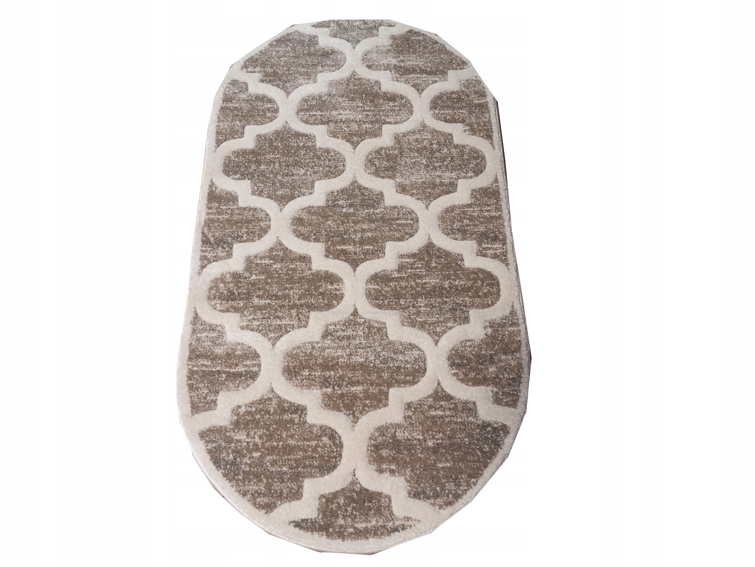 

Dywan Soho 80x150 Nowoczesny Beige 3D Koniczyna