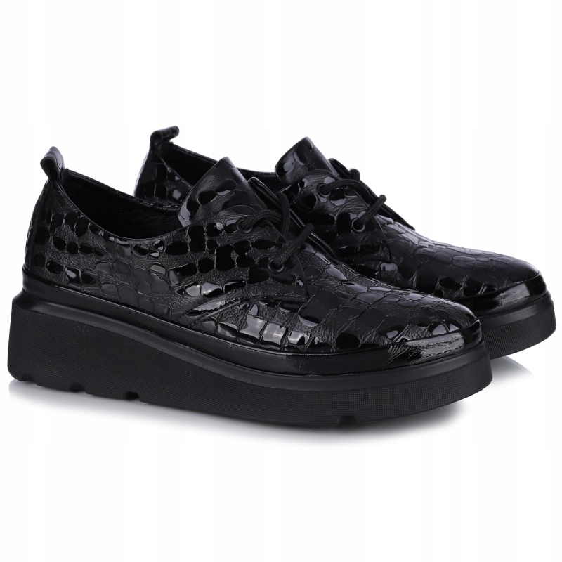 Dámské polobotky Bombonella 10T-128.497 225 T Emsyh černá Kůže VEL.37