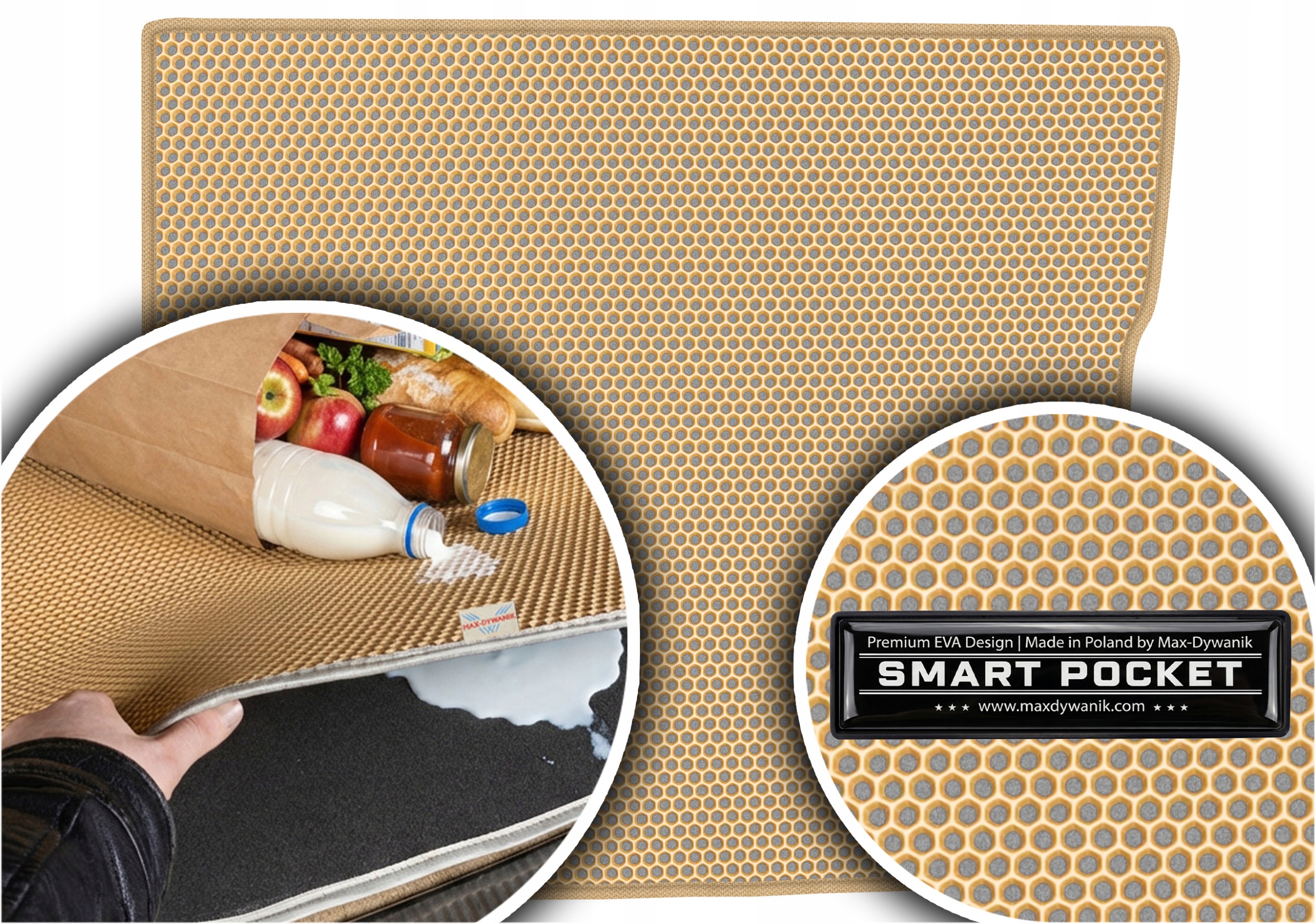 Lancia Dedra 1989-1999 Vložka do kufru Eva Smart Pocket Béžová