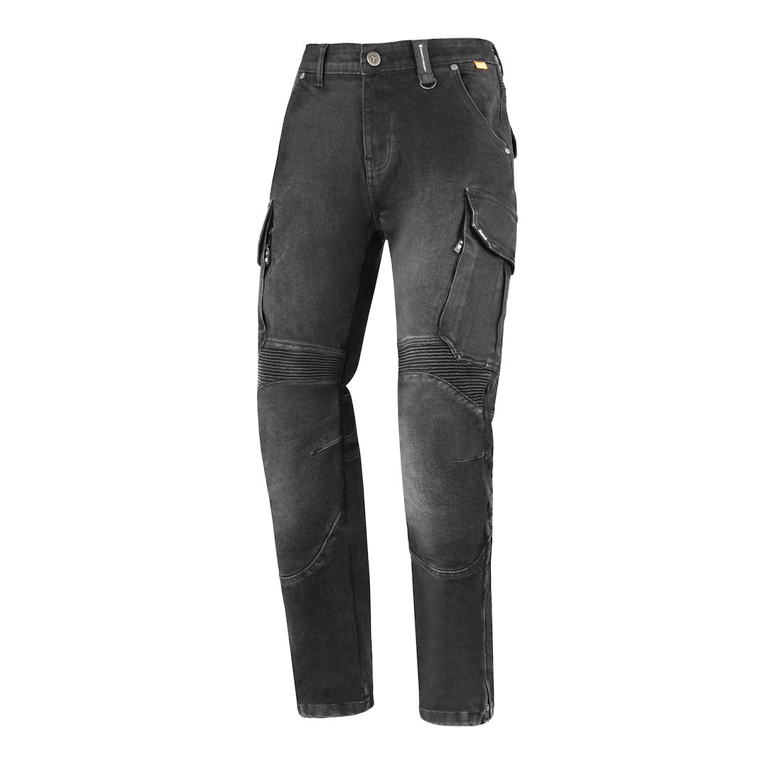 Seca Motocyklové Nohavice Square II Washed Black 38