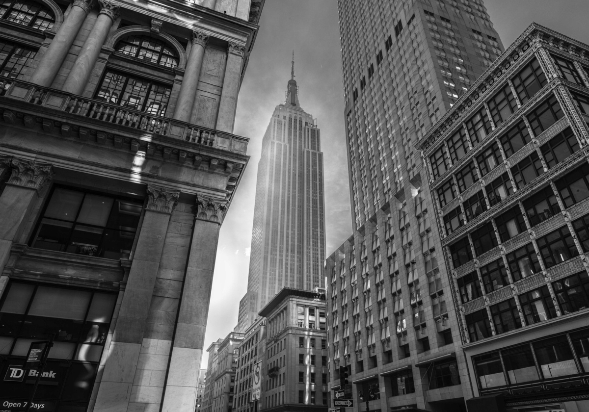 Plakát 100x70 cm Empire State Building, Assaf Frank
