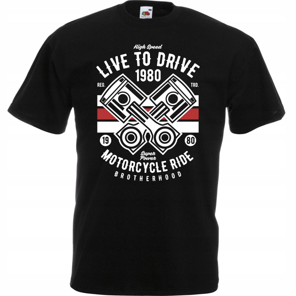 

Koszulka live to drive motocykl części motor M