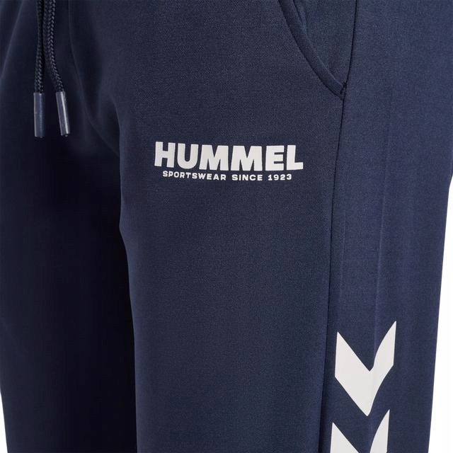 HUMMEL ZWĘŻANE SPODNIE DRESOWE LOGO 0JT HML__S Fason inny