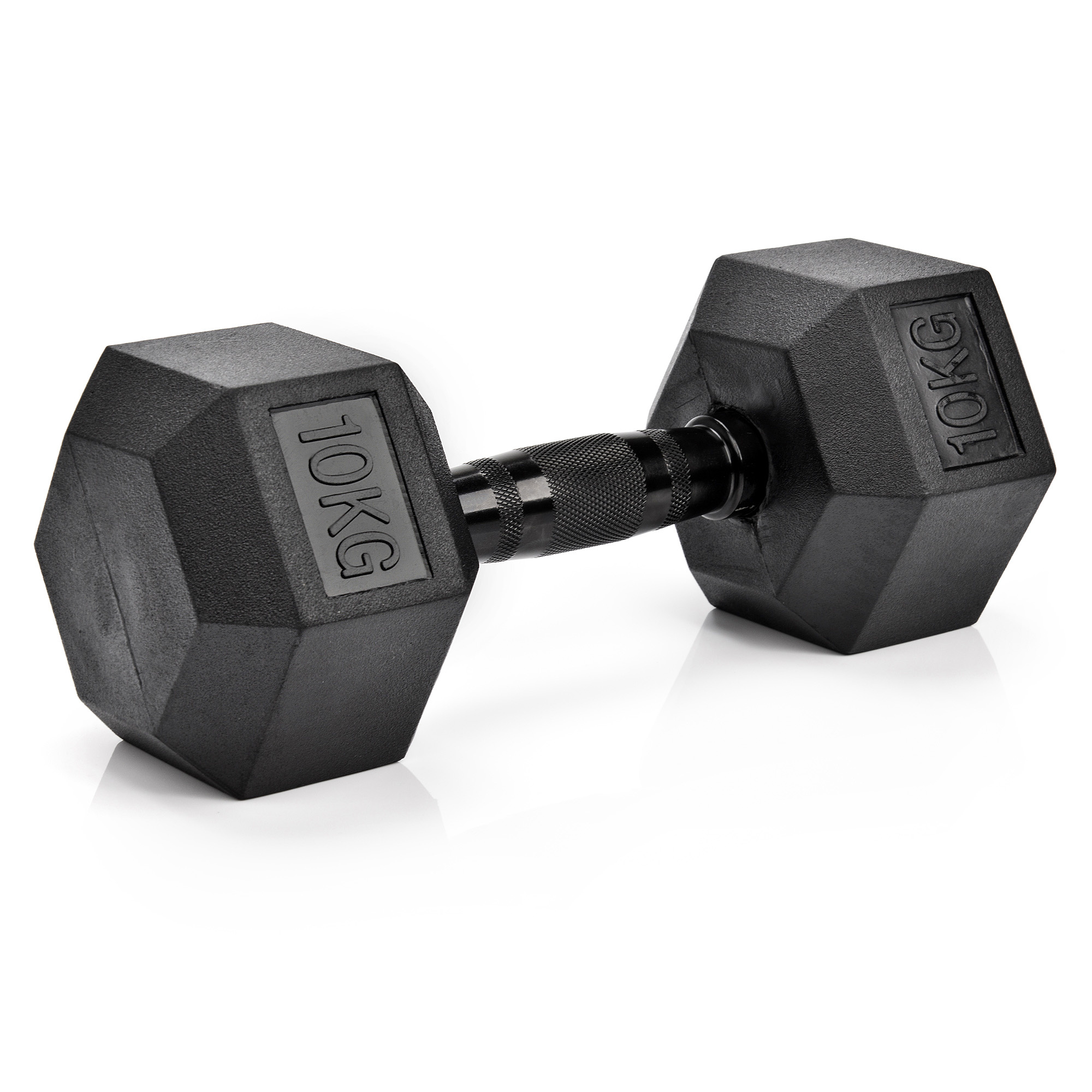 Hantel Hantelek Heksagonalny Hex Żeliwny Hantla 1x10 kg gumowy uniwersalny