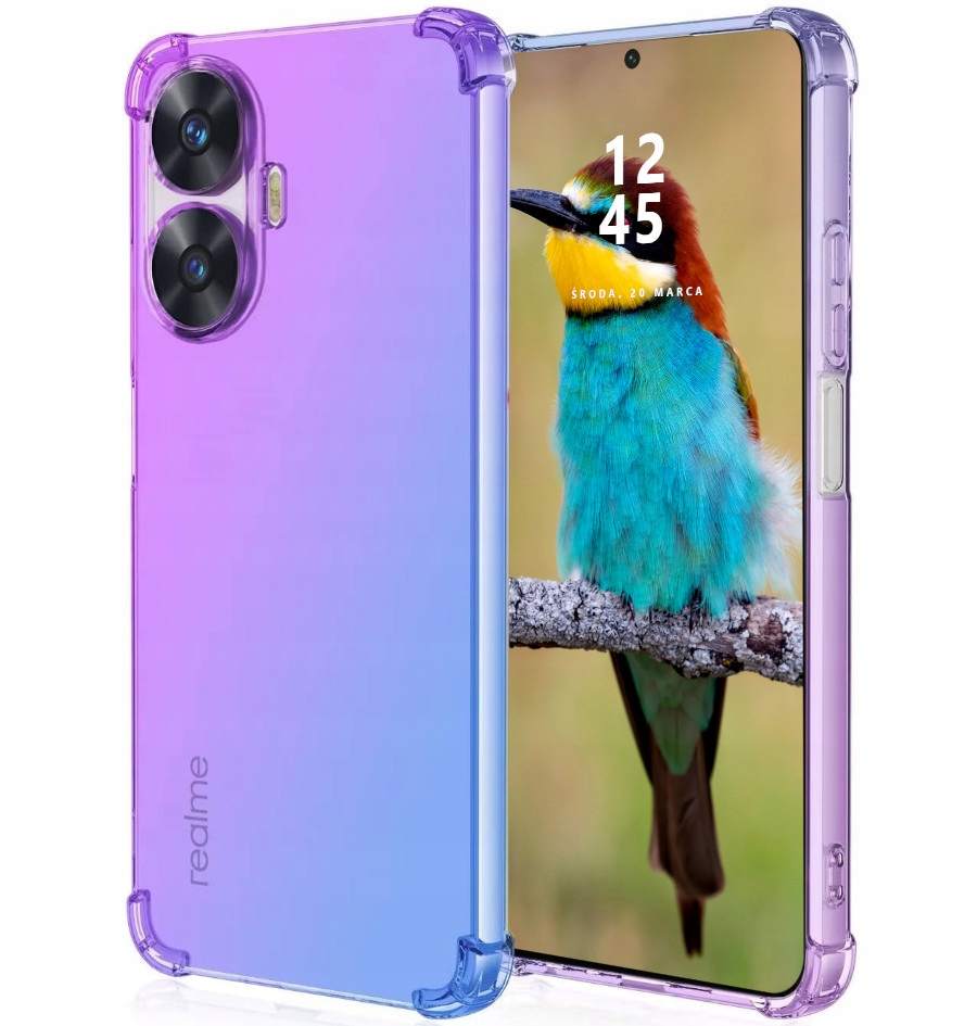 

Etui Mieniące Aurora-shock Do Realme C55 Szkło