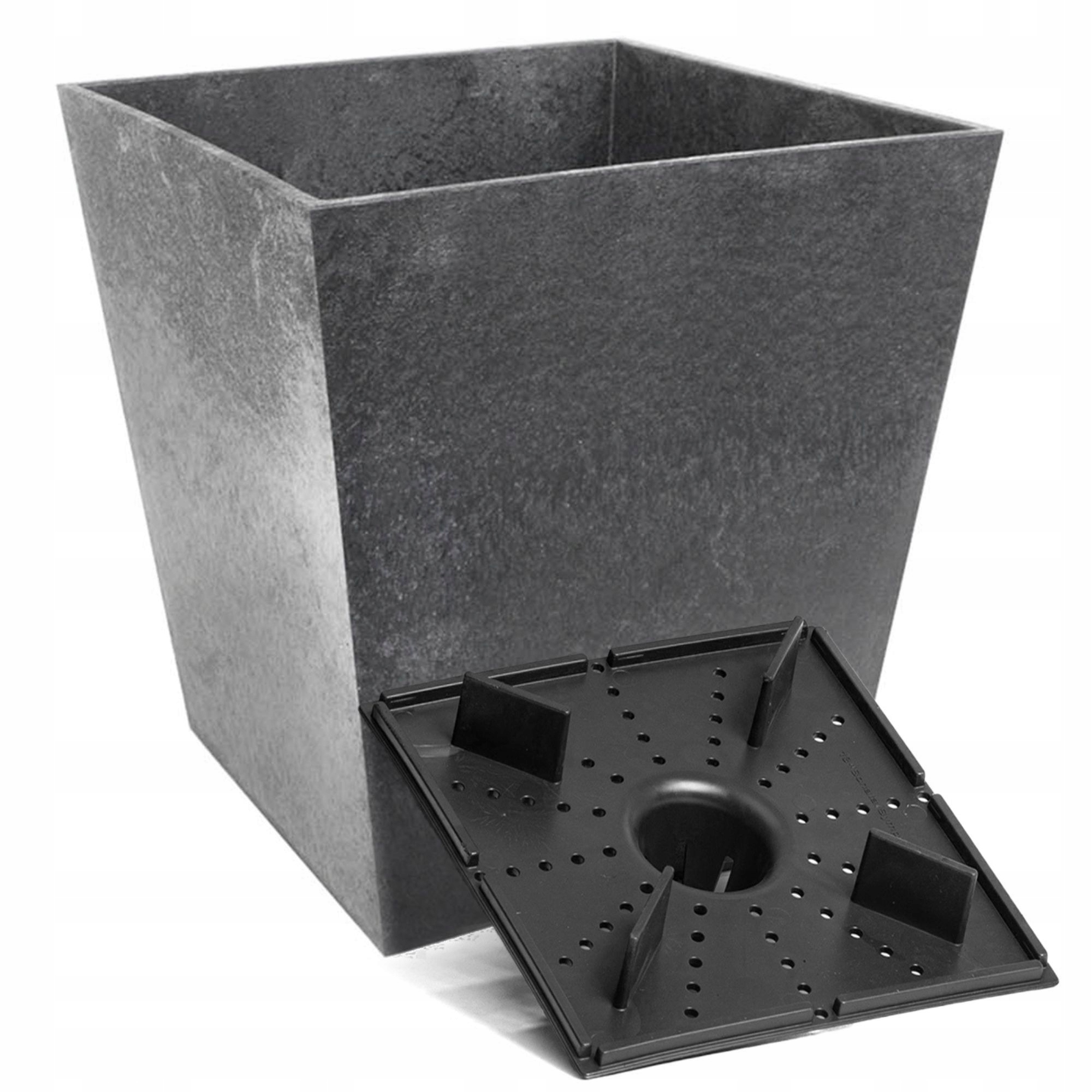 Doniczka donica z wkładem 33 cm zewnętrzna mrozoodporna taras balkon ogród