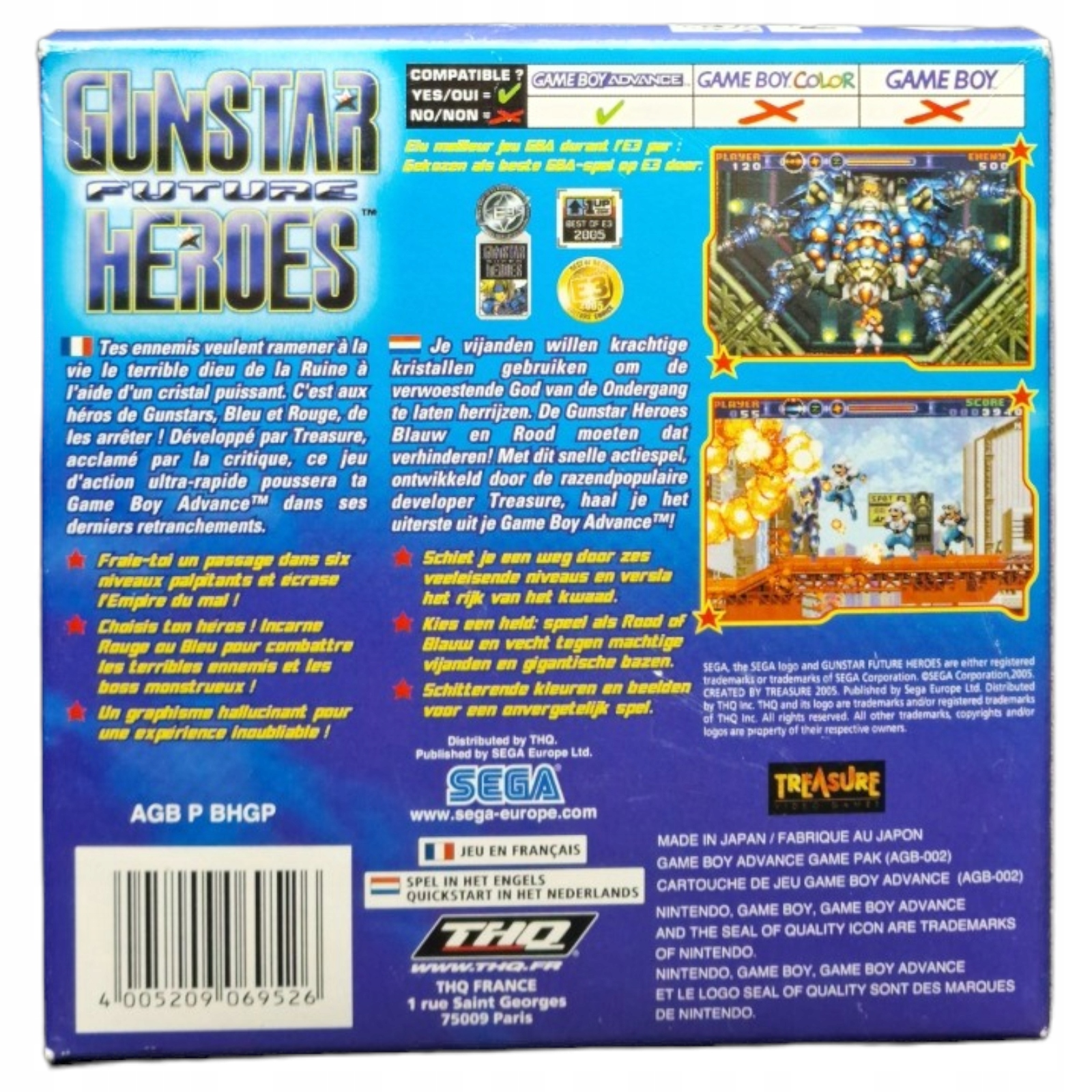 Gunstar Future Heroes Nintendo Game Boy Advance Producent Nintendo