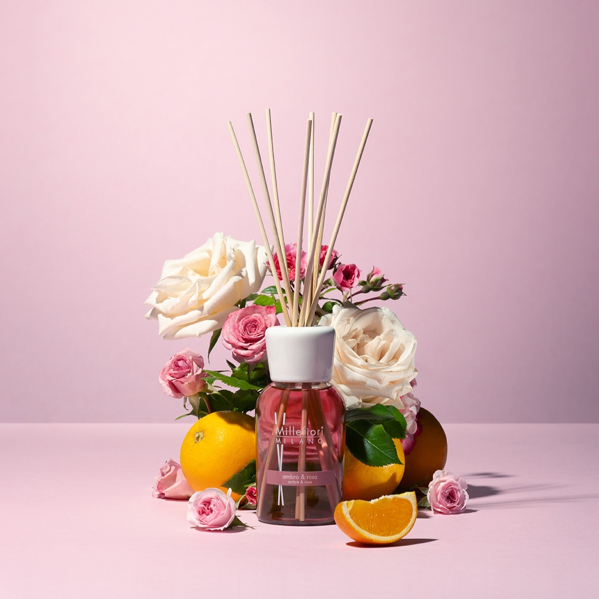 Millefiori Pałeczki AMBRA & ROSA 500ml Stan opakowania oryginalne