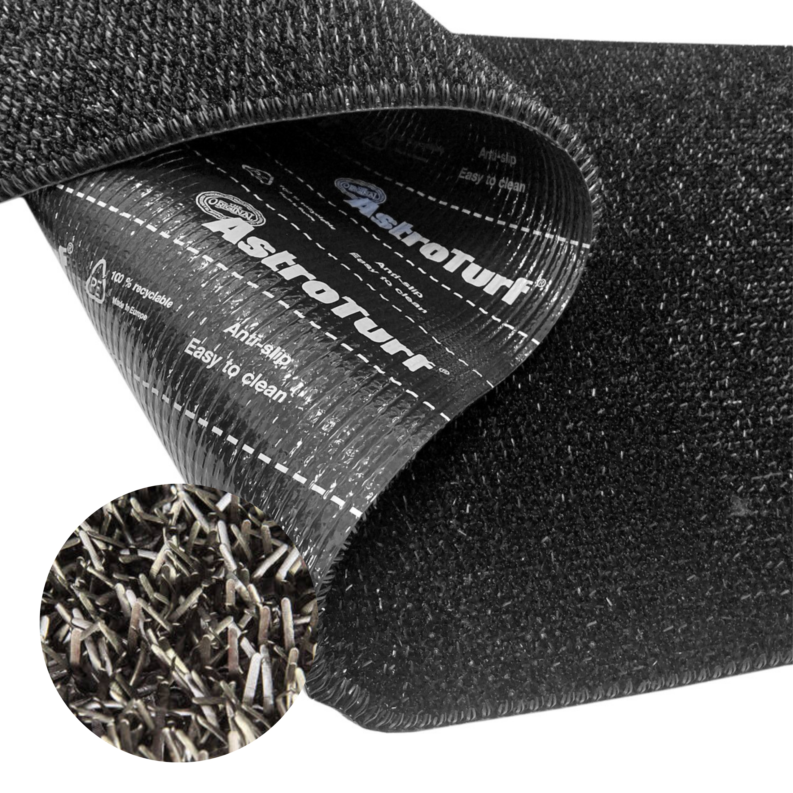 Jehlová rohožka Umělá Tráva pod dveře AstroTurf Černá 91 x 100 cm