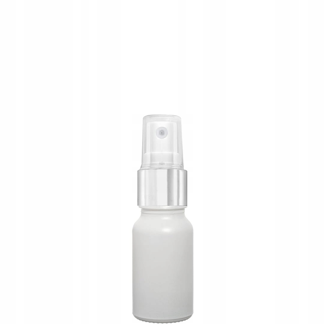 

Butelka Biała Matowa 10ML Z Atomizerem Srebrnym