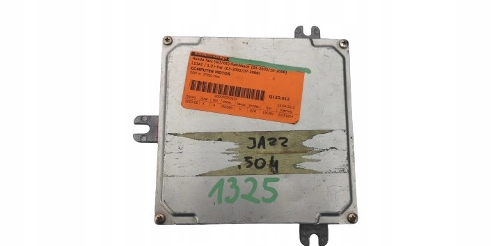 HONDA JAZZ 1.3B 16V 37820-PWA-G52 computer ECU ORY