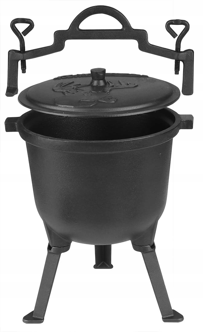 Litinový Kotlík 8 L, Lovecký Hrnec, Dušené Maso