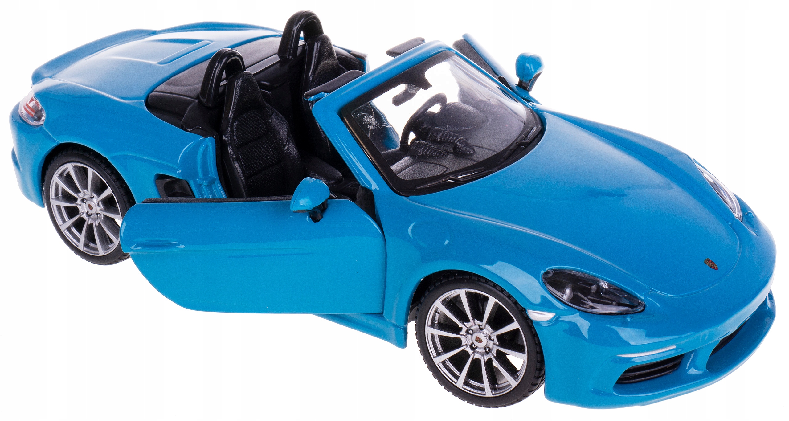Porsche 718 Boxster Model Kovový Bburago 1:24 Modrý