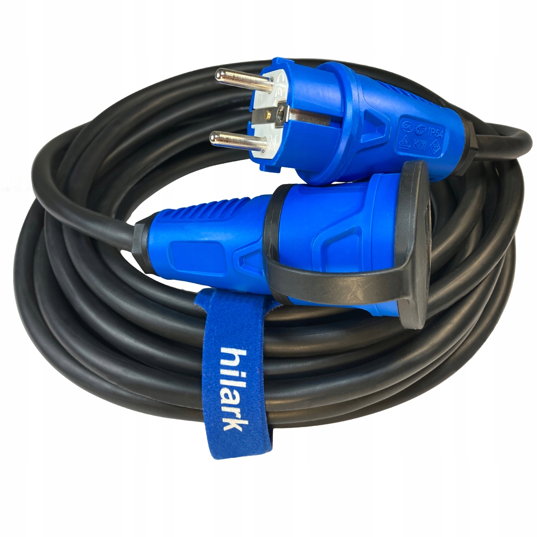 Predlžovací Kábel elektrický guma H07RN-F 3x2,5 odolný, modrá zásuvka 25 m
