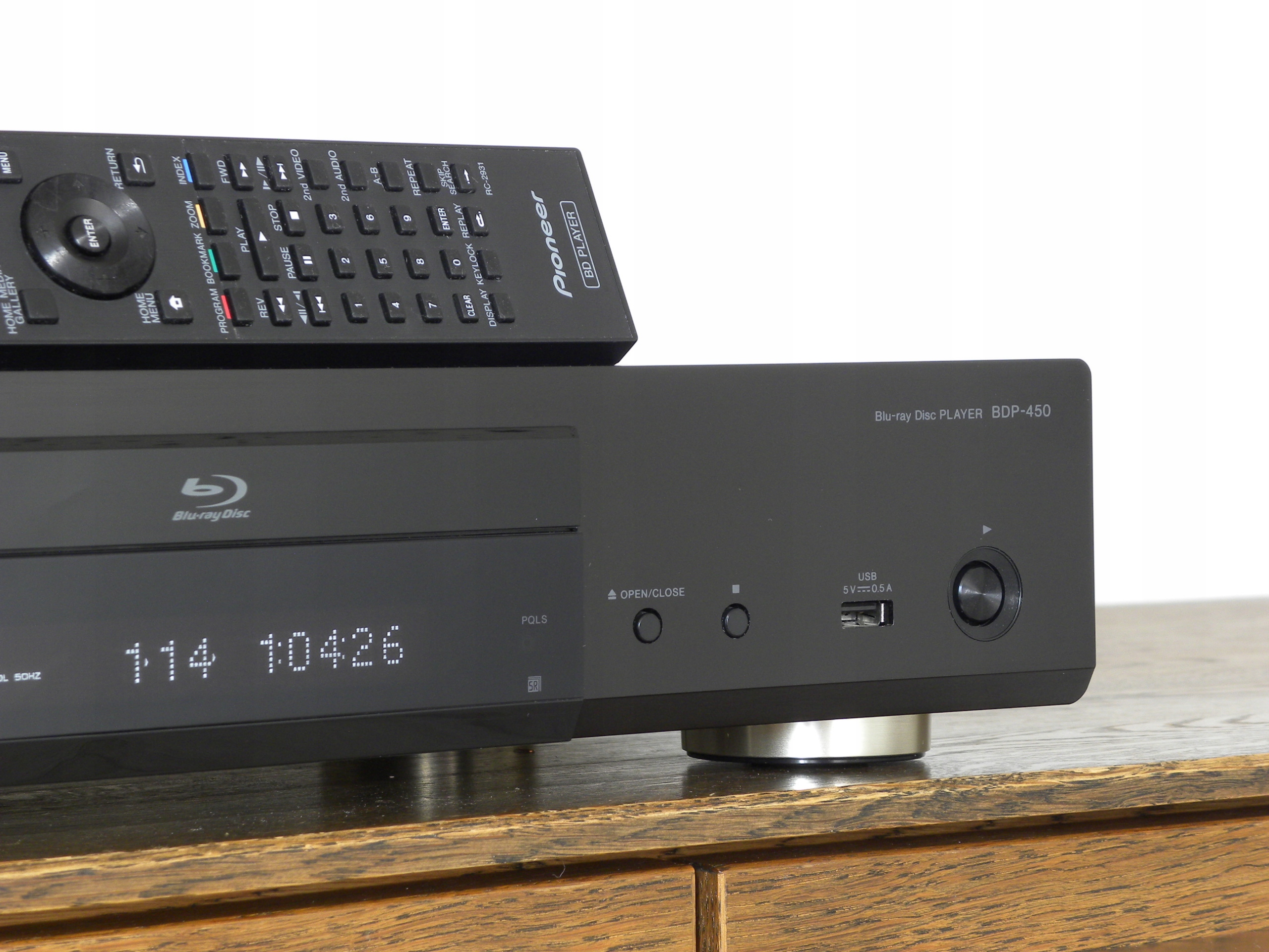 PIONEER BDP-450 - odtwarzacz blu-ray/DVD/CD/SACD, wysoki PIONEER BDP-450 - odtwarzacz blu-ray/DVD/CD/SACD, wysoki