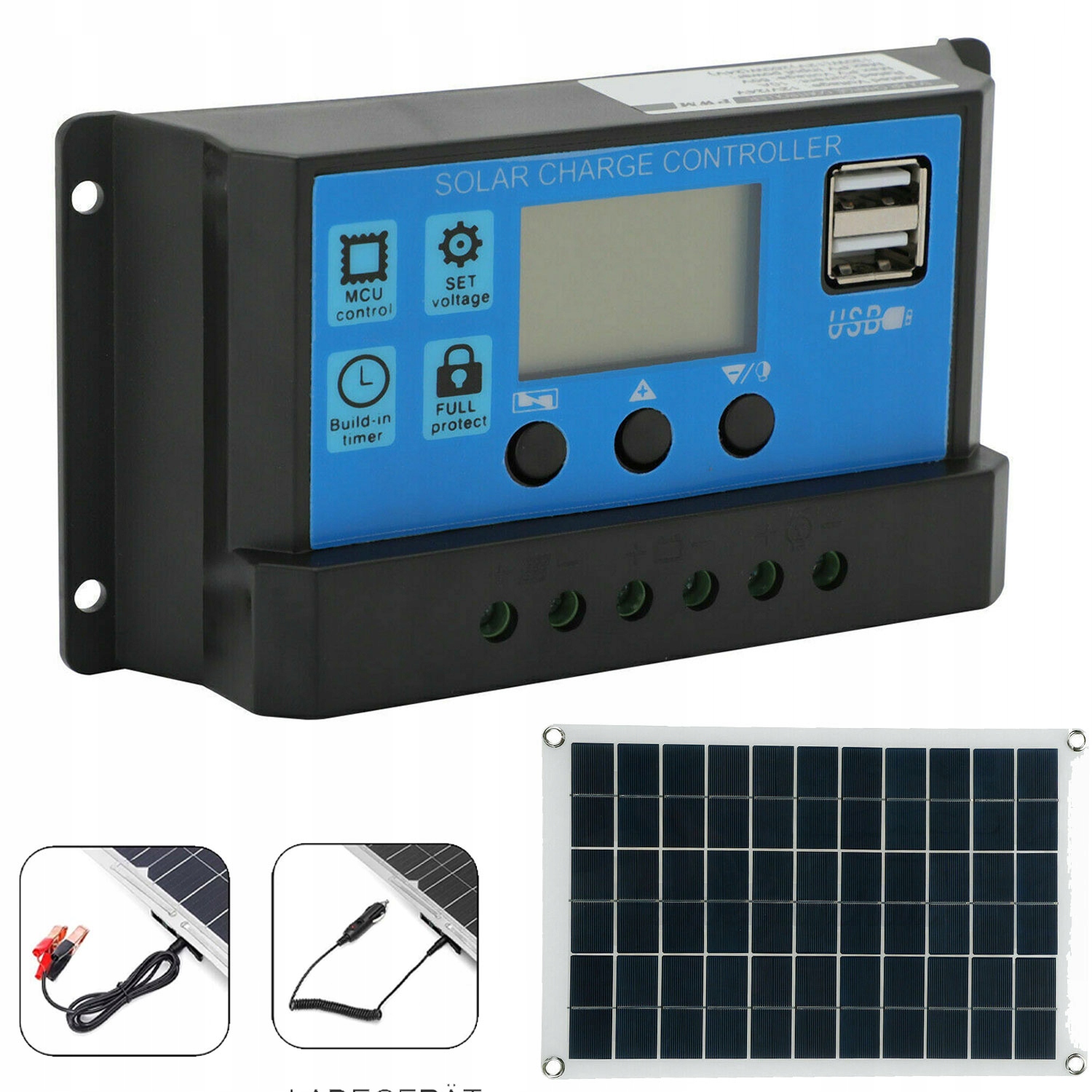 Panel Solarny Fotowoltaiczny Monokrystaliczny Bateria Słoneczna 12V 100W