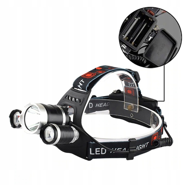 MOCNA I WYTRZYMAŁA LATARKA CZOŁOWA SMART WORLD Marka inna