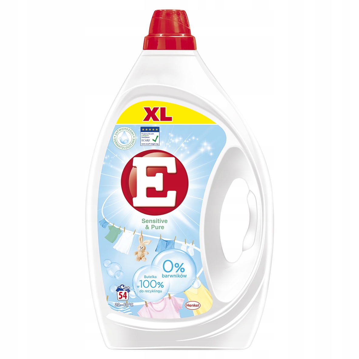 

E Żel do Prania Sensitive & Pure 2,43l 54 prań