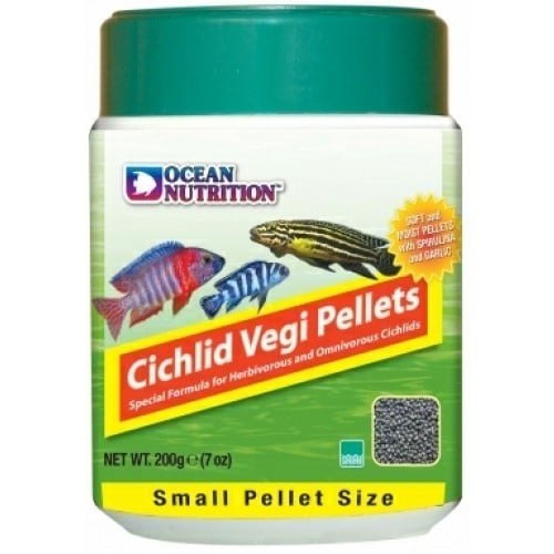 Levně Ocean Nutrition Cichild Vegi Pellets 100 g (krmivo pro cichlidy)