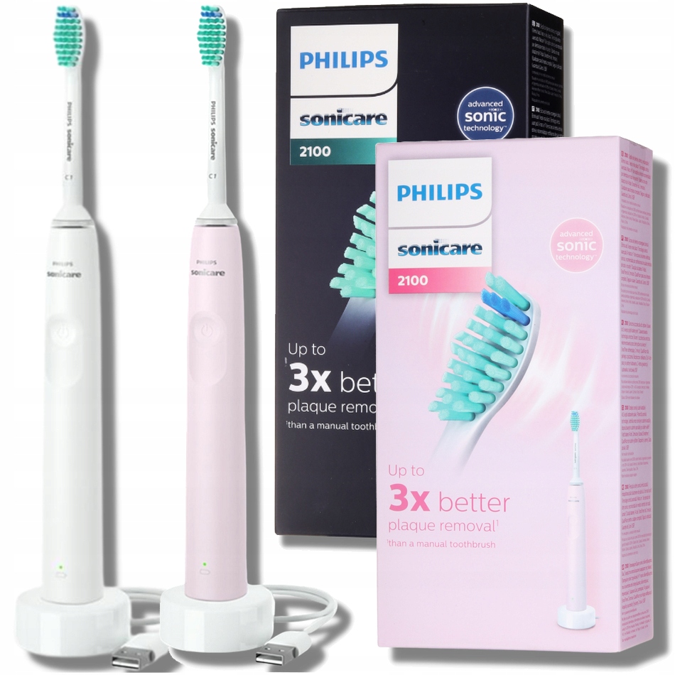 

2x Szczoteczka Soniczna Do Zębów Philips HX3651