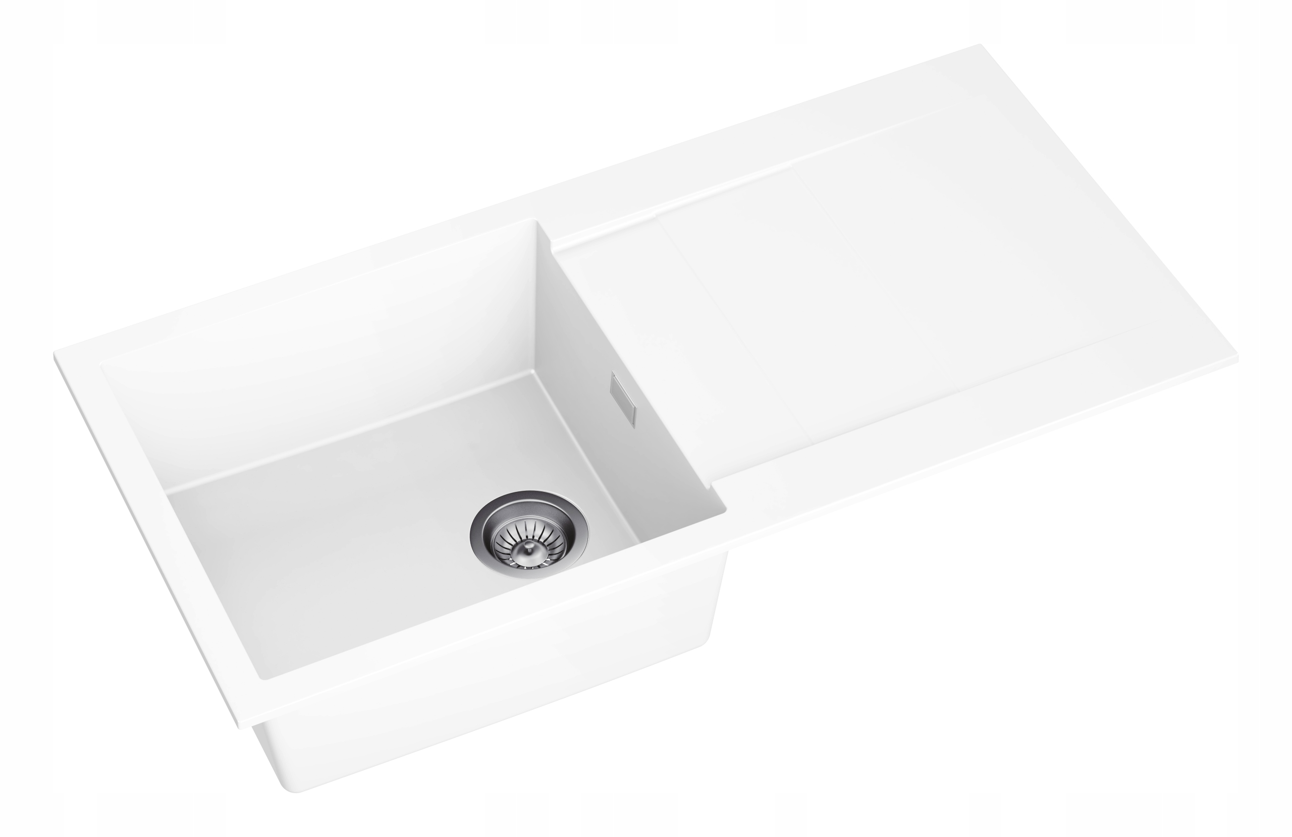 Granitový Drez Pure white 100x50 jednokomorový Stride 100