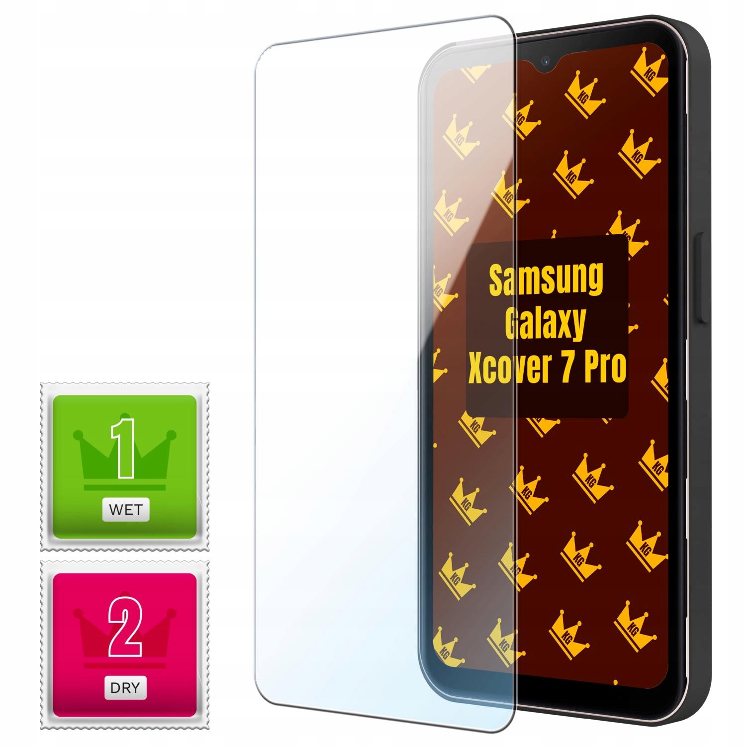Szkło Hartowane do Samsung Galaxy Xcover 7 Pro Płaskie 9H Szybka Ekran