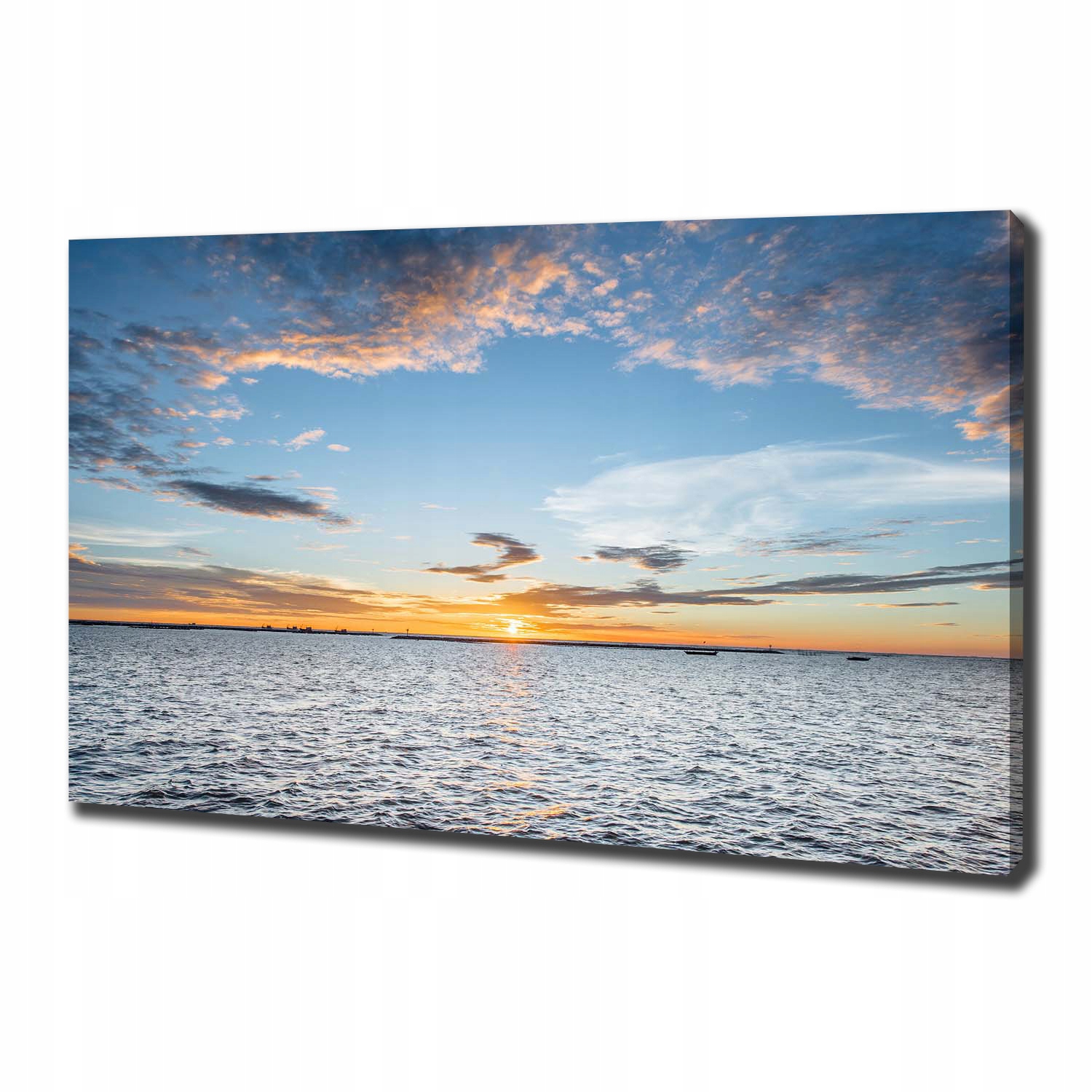 

Foto obraz na płótnie Zmierzch nad morzem 100x70cm
