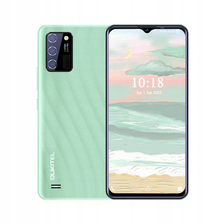 Smartfon Oukitel C25 4/64 Gb, 4G (lte), Dual Sim, Mint Green Nowy!