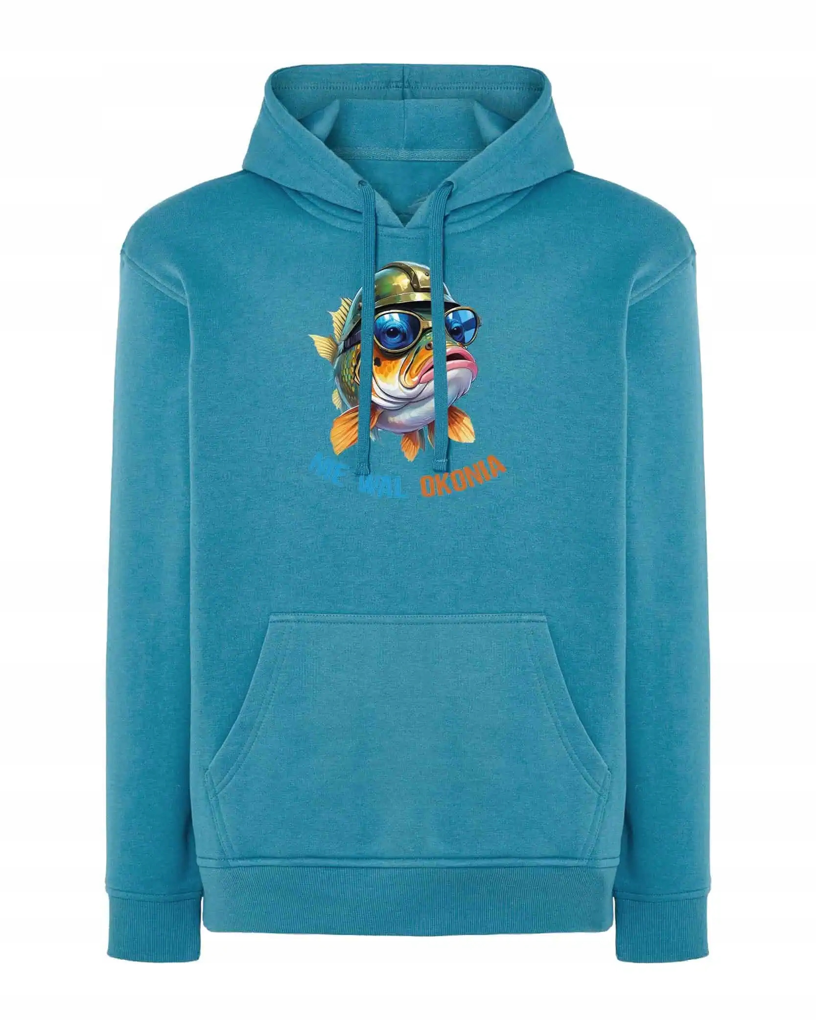 Mikina Neválejte okouna pro rybáře Rybáře Směšná Modrá L