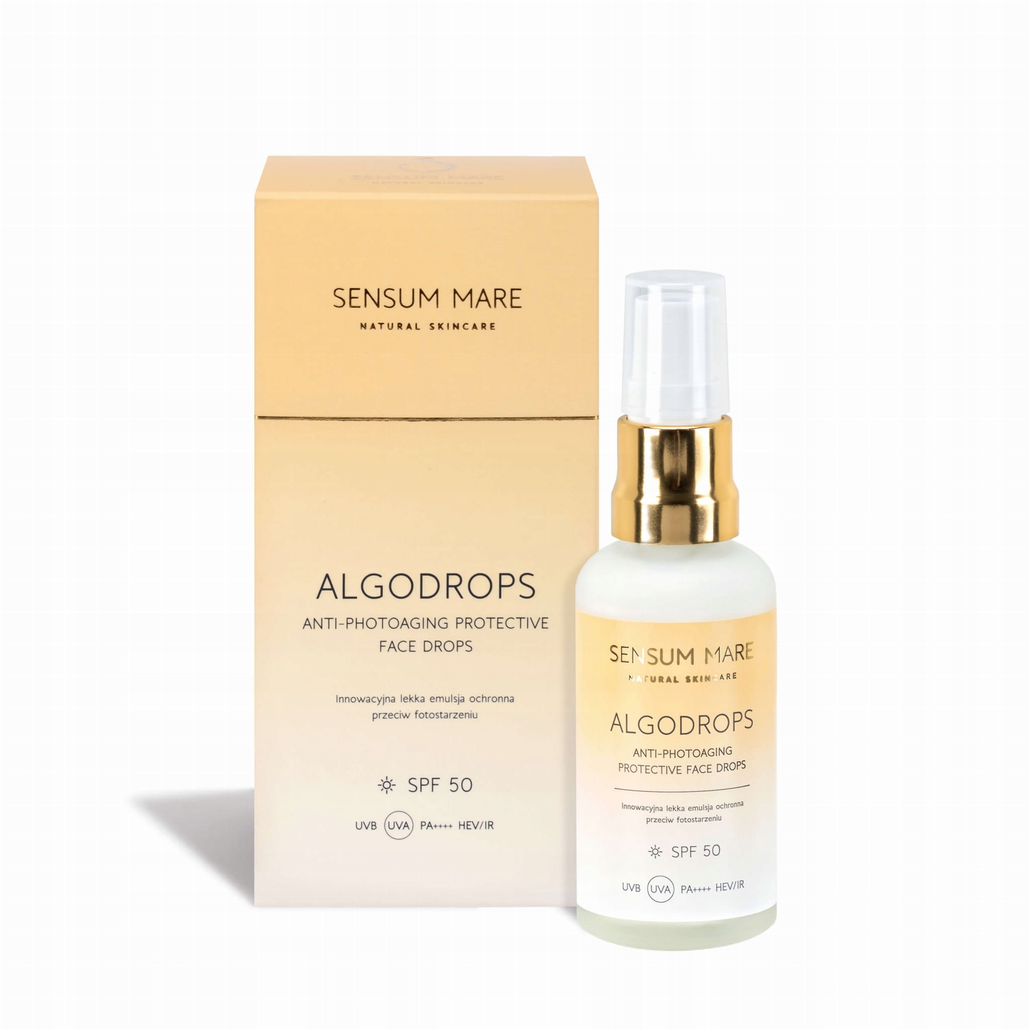Algodrops Inovativní ochranné kapky SPF50 Sensum