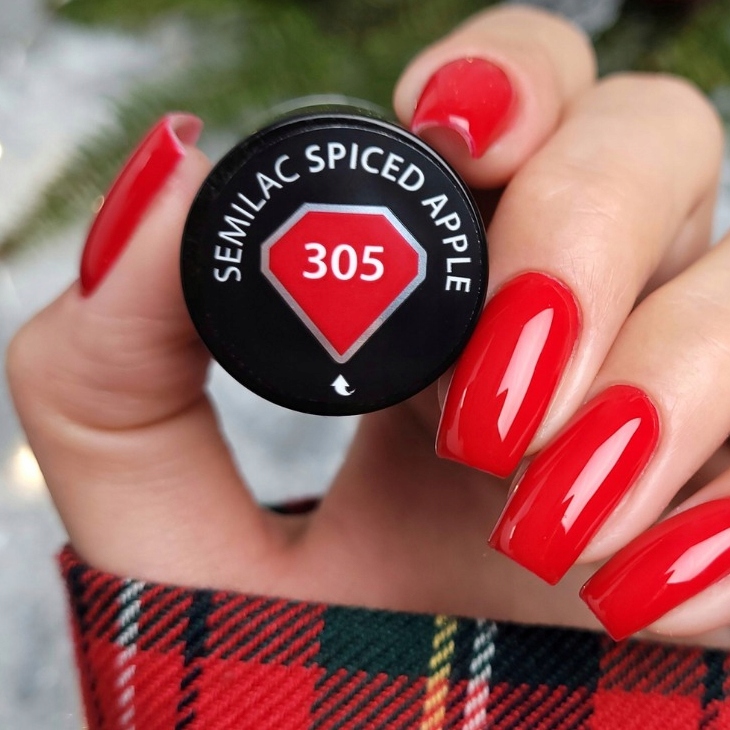 SEMILAC 305 SPICED APPLE Lakier hybrydowy 7ml Nazwa koloru producenta Spiced Apple