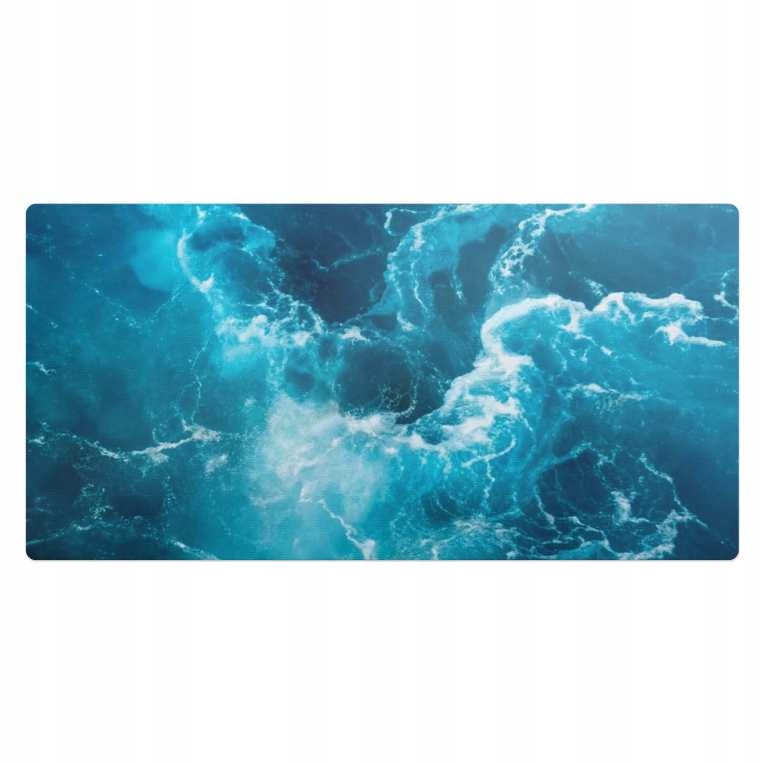 Designerska podkładka ochronna pod laptopa Morskie fale w ruchu 100x50 cm