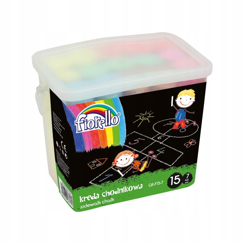 

Kreda Chodnikowa Fiorello 7kol 15szt Wiaderko