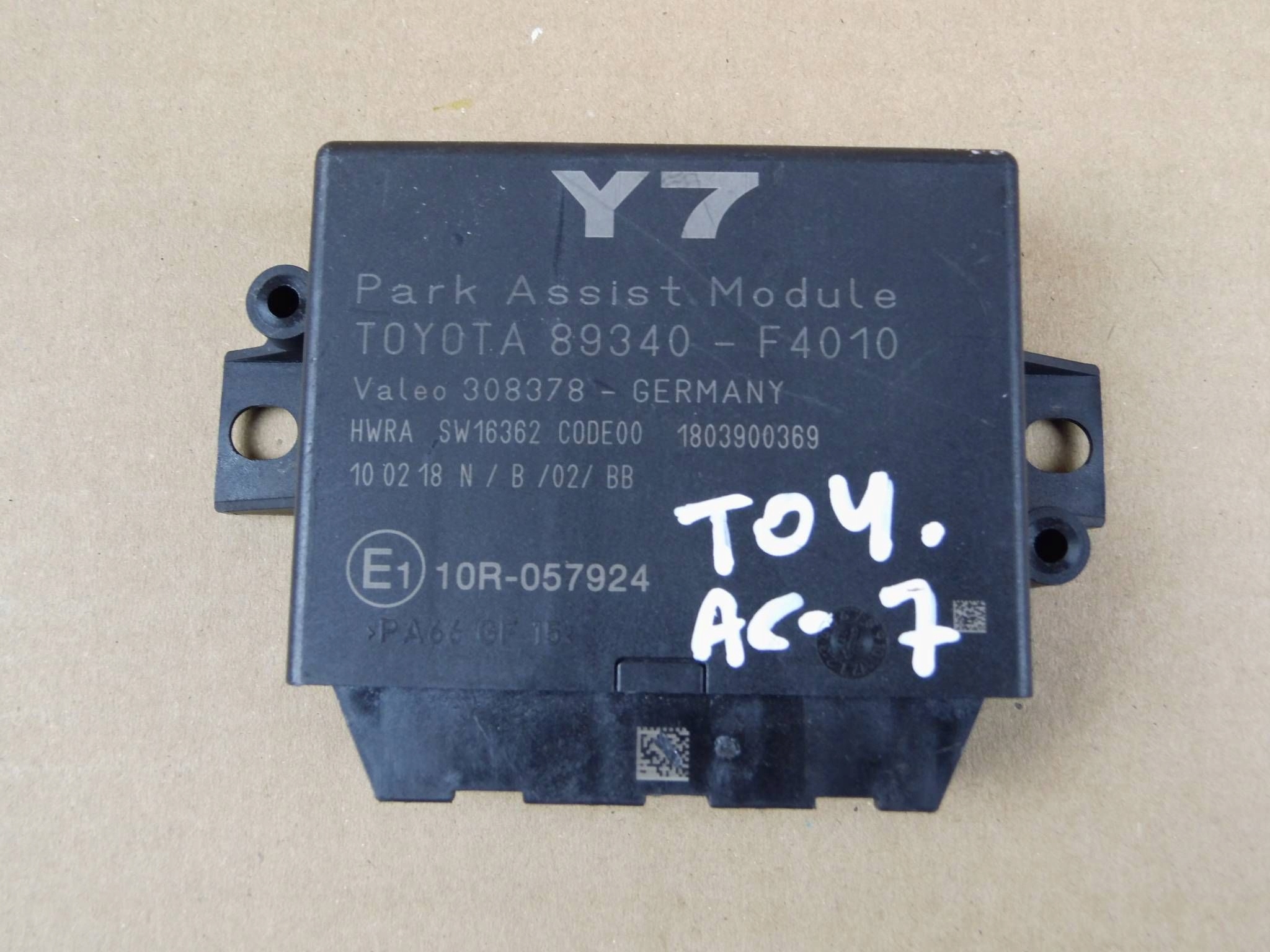 Toyota C-HR CHR modulo computer Centralina parcheggio PDC 89340-F4010