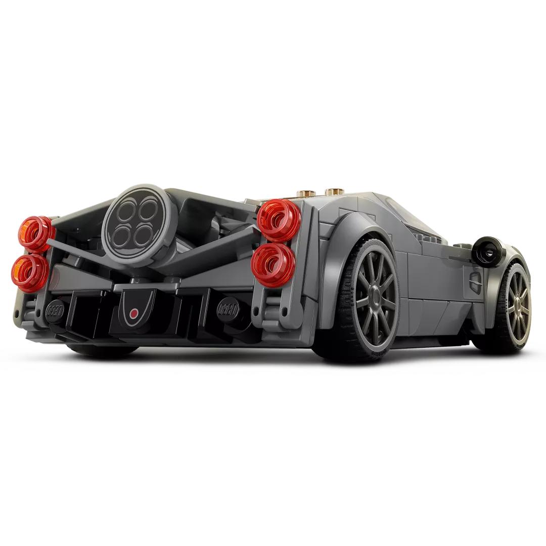 ZESTAW LEGO PAGANI UTOPIA WYŚCIGÓWKA SAMOCHÓD Nazwa zestawu Klocki lego speed champions szare Pagani auto na prezent z figurką figurka