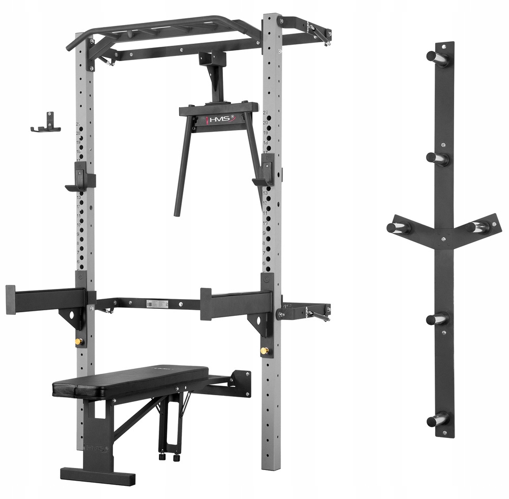 Wielofunkcyjna Klatka Treningowa Domowa Siłownia Składana Ławka Hms