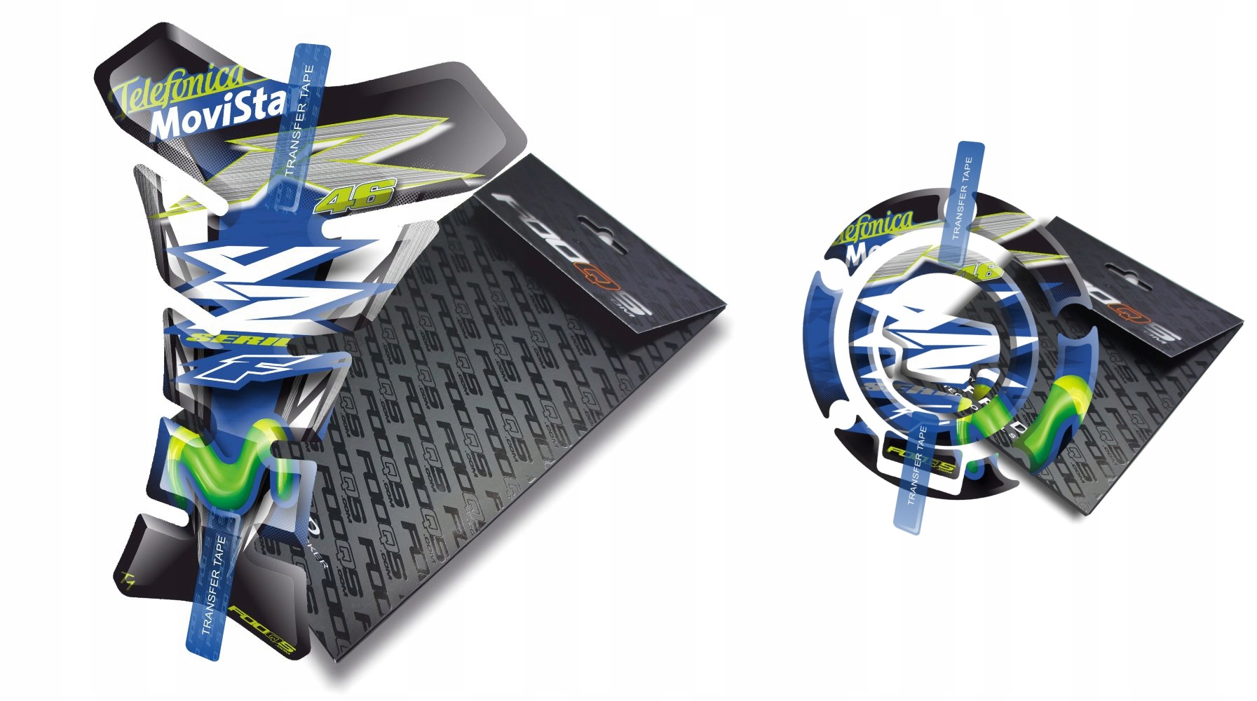 Tank-pad+cap-pad od firmy Fooqs Yamaha Yzf Thunderace Movistar