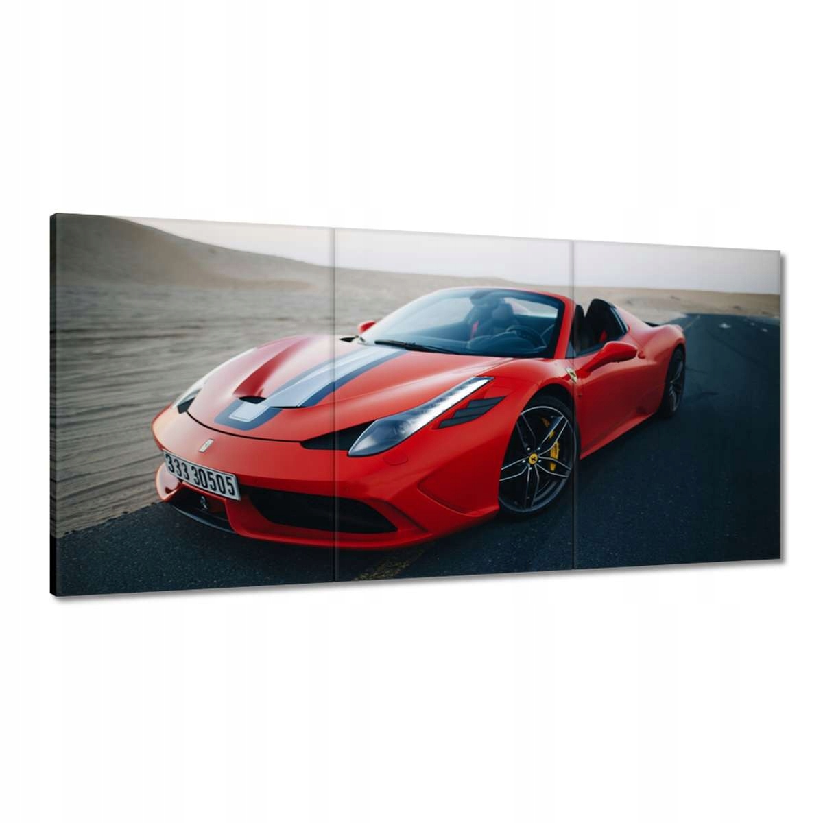 Obrazy 180x90 Športové auto Krajina