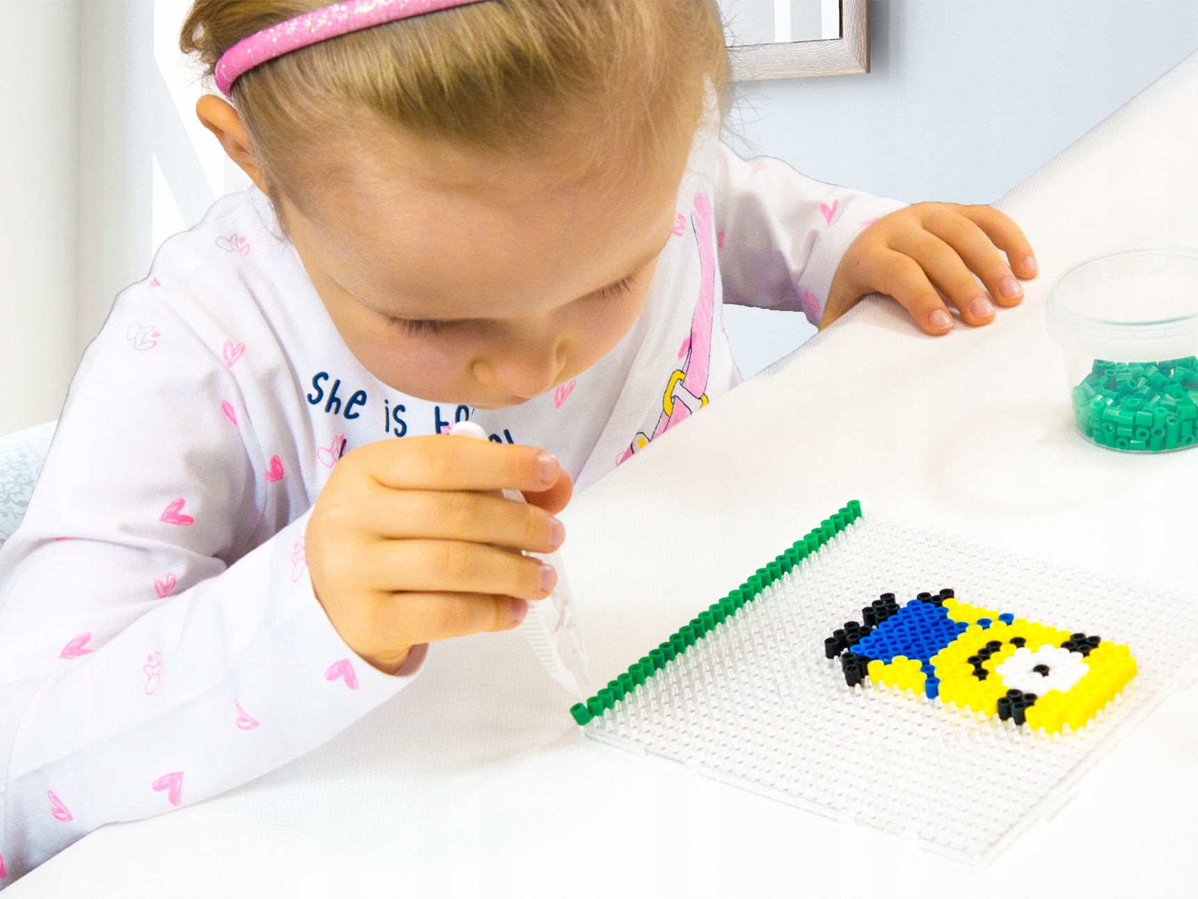 Koraliki do prasowania ŚWIECĄCE La Manuli 5 Wzorów Szerokość produktu 16 cm