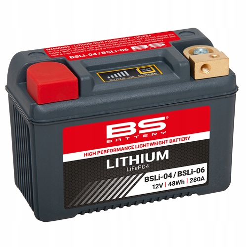 Lítiová motocyklová batéria Bs-battery BSLI-04/06 360104
