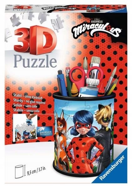 

Ravensburger, Puzzle 3D 54: Przybornik Miraculous