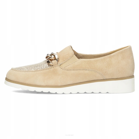 Beżowe mokasyny damskie FILIPPO DP3696/22 r39 Płeć kobieta