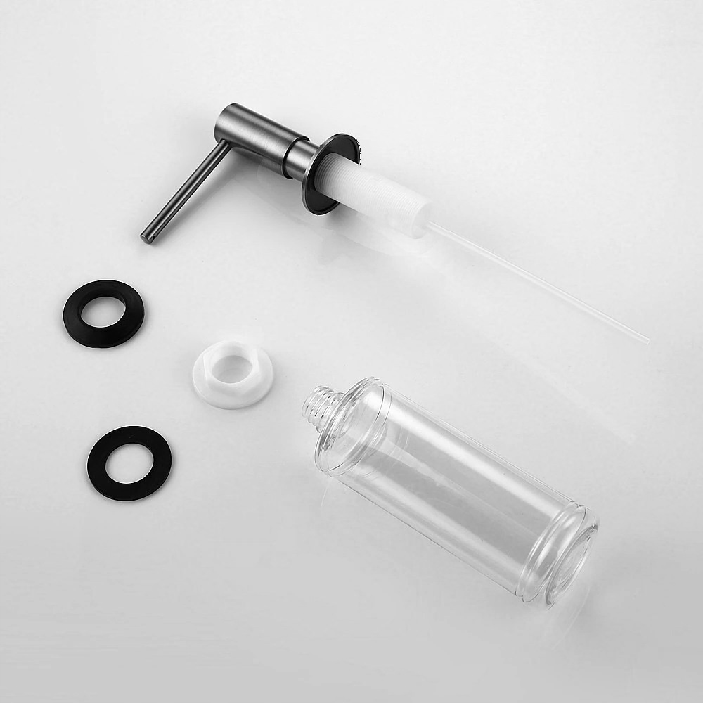 Dozownik do płynu do mycia naczyń Stal IX - Premium Kolor pompki inny