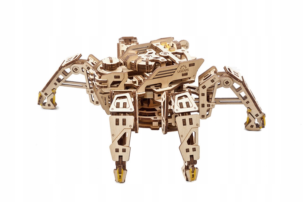Ugears Pająk Odkrywca drewniany mechanicznr model 3D do składania