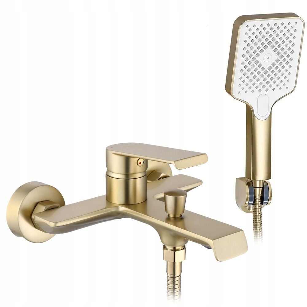 Vaňová batéria Zlatá nástenná Rea Hass Zlatá brúsená